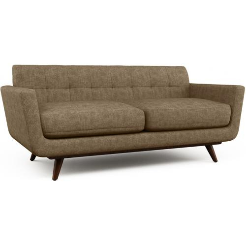 Buy 2 Seater Sofa - Scandinavian Style - Linen Upholstered - Milton Light brown 55628 - in the UK