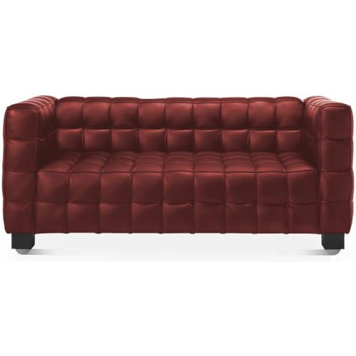  Buy Leather Upholstered Sofa - 2 Seater - Nubus Cognac 13253 - in the UK