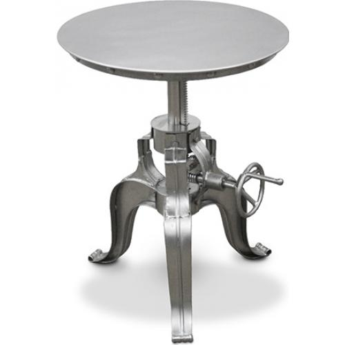  Buy Side Table - Industrial Design Iron - Silver - Barin Silver 51324 - in the UK