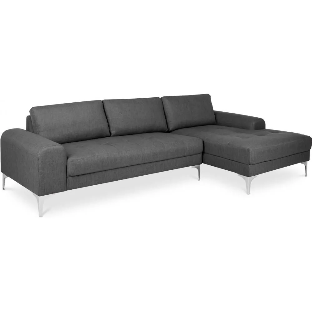 Chaise longue with 5 seats - Upholstered in fabric - Yomy image 8