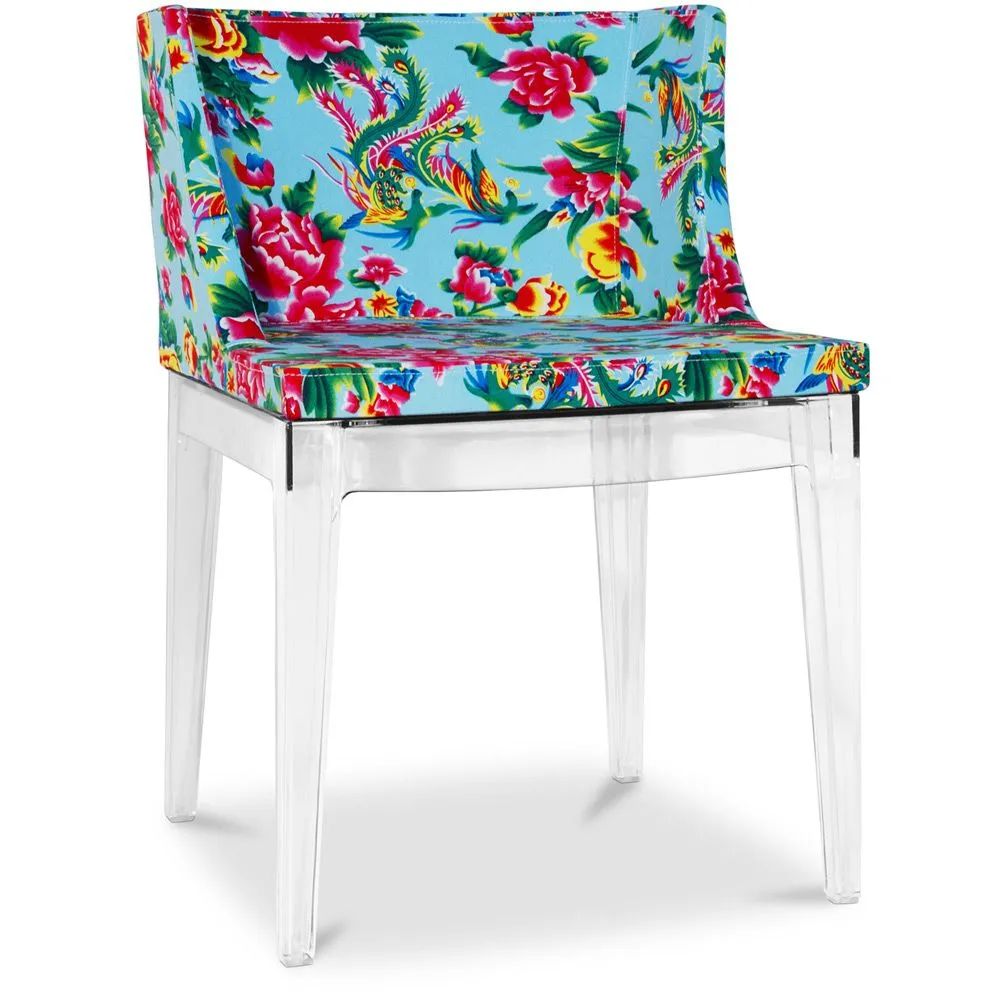Dining Chair - Transparent Legs - Patterned Design - Mademoiselle image 8