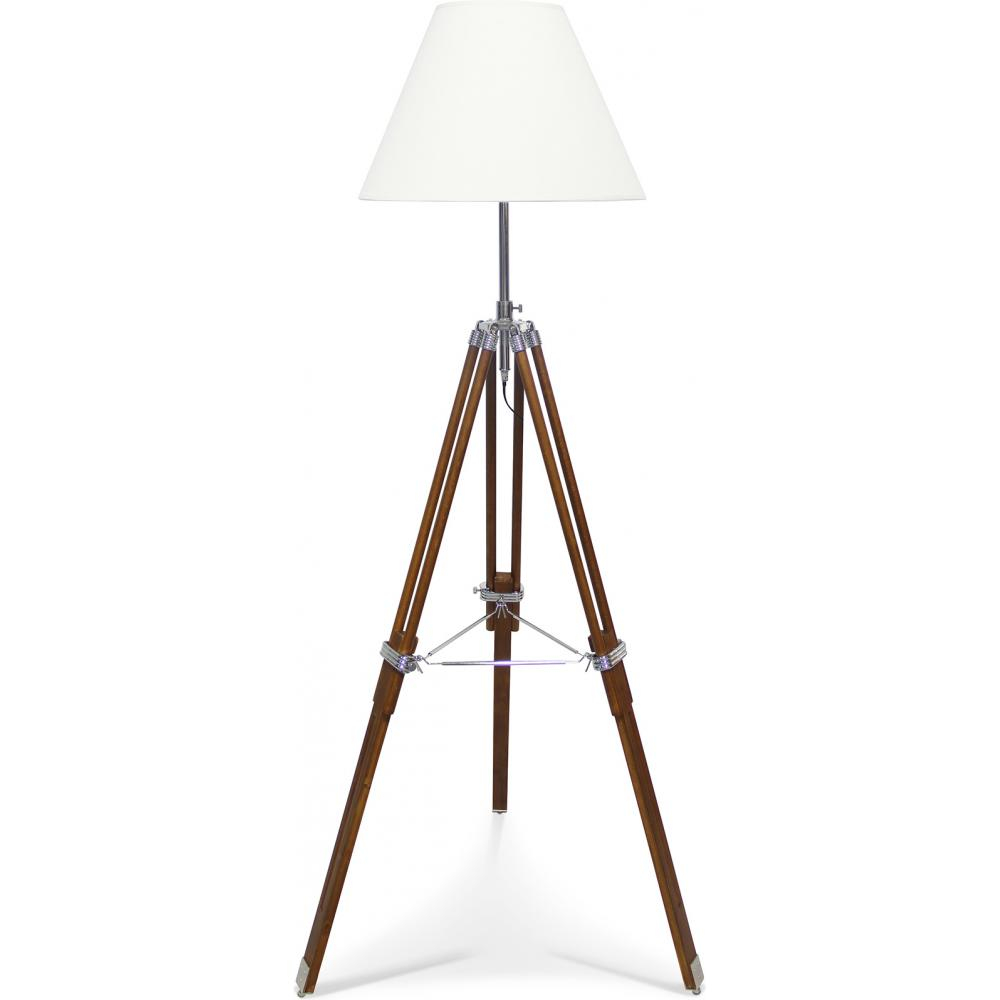  Buy Tripod Floor Lamp - Living Room Lamp - Vernia Light brown 49152 - in the UK