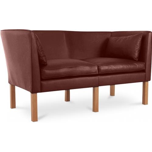  Buy 2 Seater Sofa - Polyurethane Leather Upholstered - Benjamin Brown 13918 - in the UK