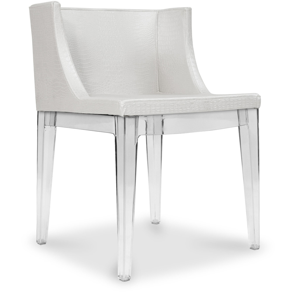  Buy Design Dining Chair - Transparent Legs - Mila Transparent 54119 - in the UK