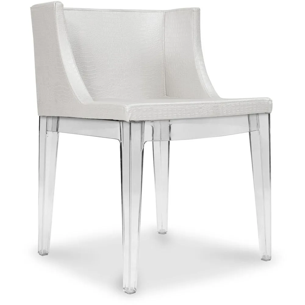 Design Dining Chair - Transparent Legs - Mila image 8