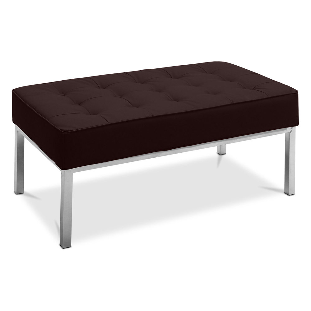  Buy Design Bench - 2 seats - Upholstered in Leather - Konel Cognac 13214 - in the UK