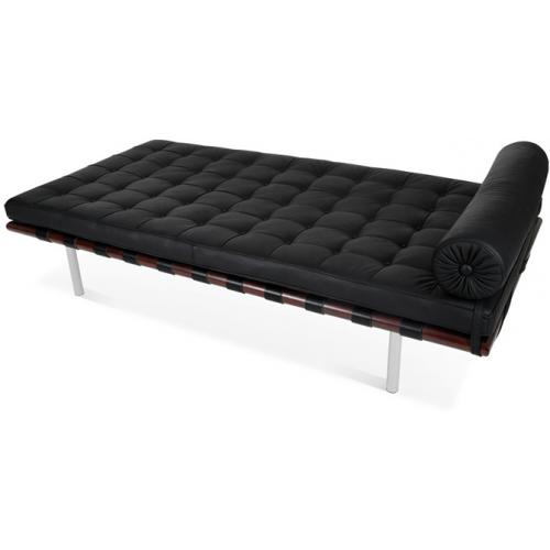  Buy Bed - Designer Divan - Leather Upholstered - Town Black 13229 - in the UK