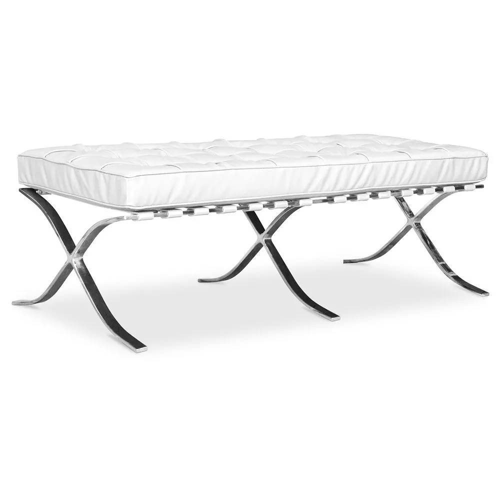  Bench - Footrest Upholstered in Faux Leather - Town image 8