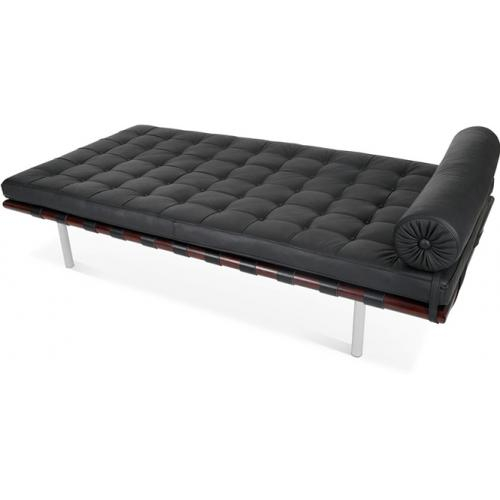  Buy Design Daybed - Upholstered in Faux Leather - Town Black 13228 - in the UK
