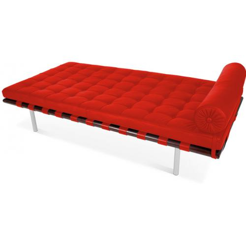  Buy Design Daybed - Upholstered in Faux Leather - Town Red 13228 - in the UK