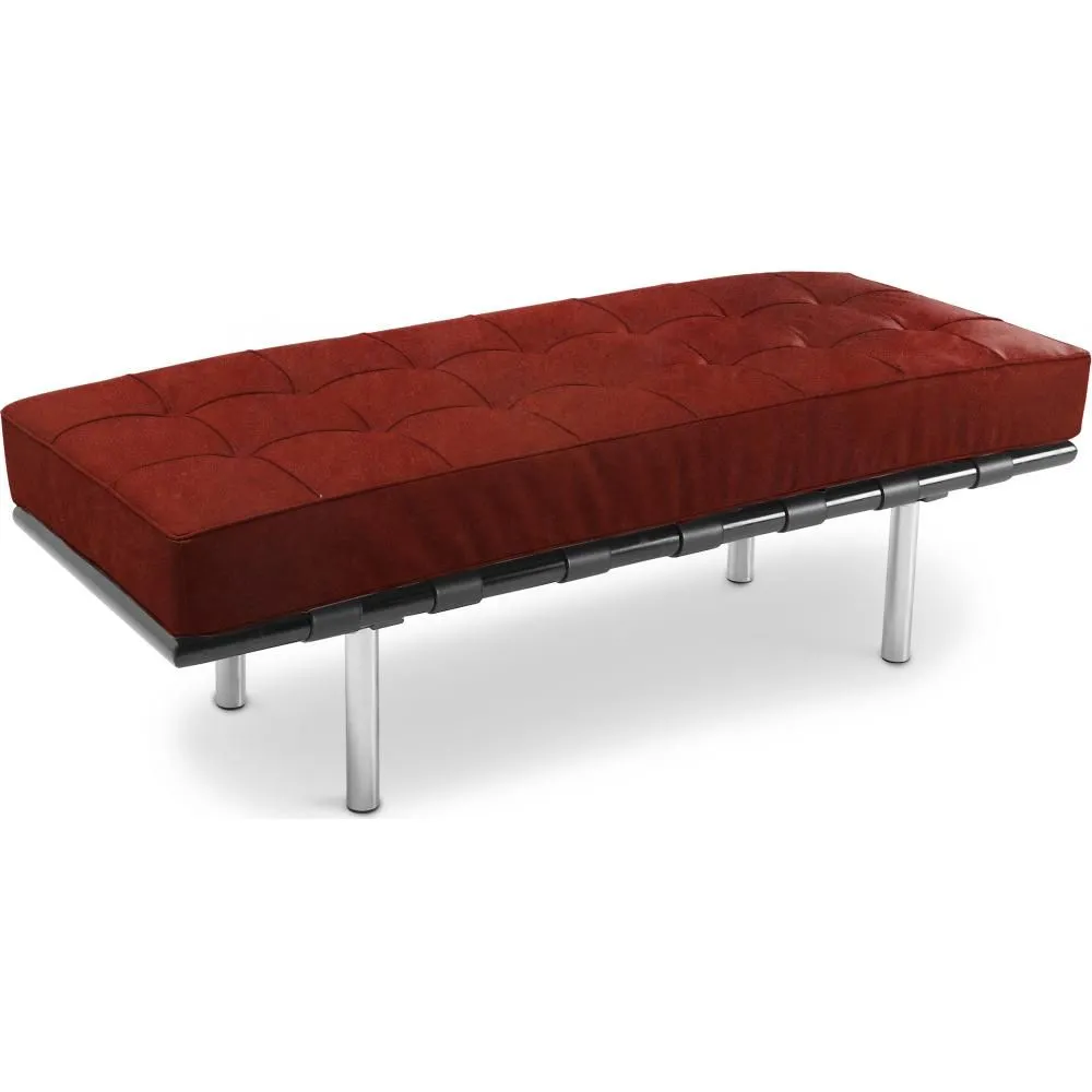 Bench Upholstered in Leather - 2 Seats - Town image 8