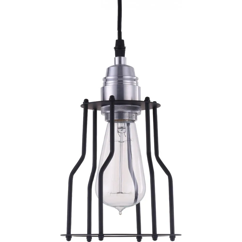 Retro Ceiling Lamp - Cage Design Pendant Lamp - Jail image 8