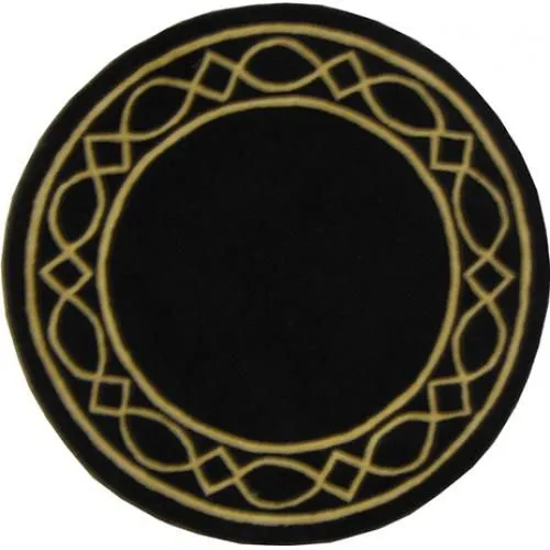 Round Design Wool Rug - Etny image 8