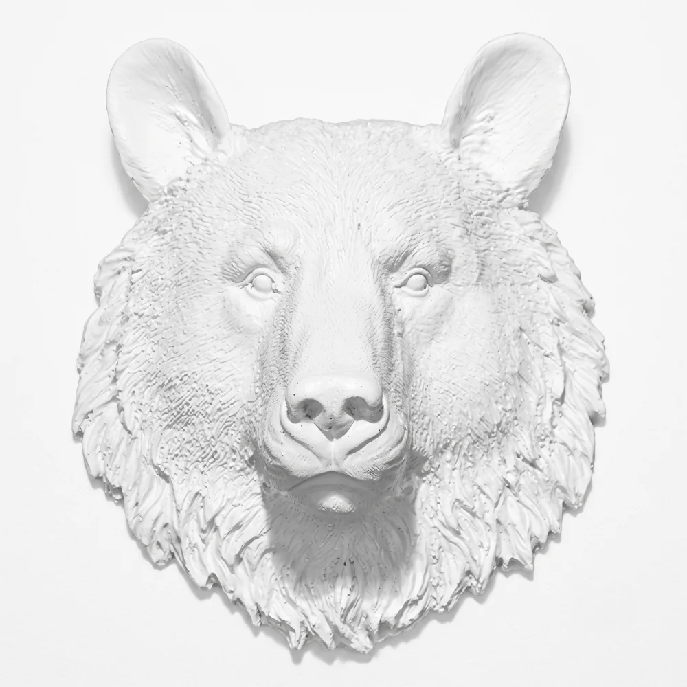 Wall Decoration - White Bear Head - Uka image 8