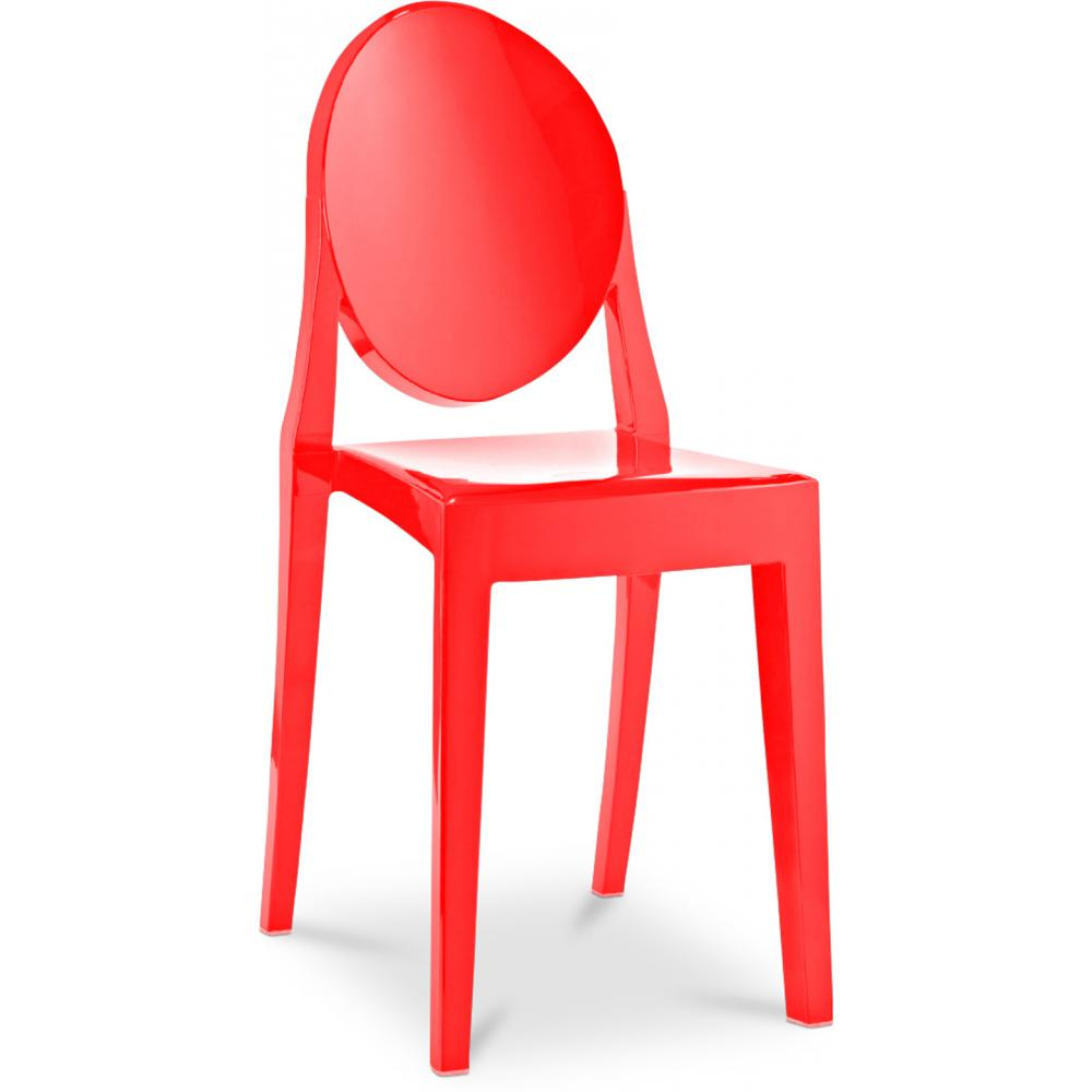  Buy Transparent Dining Chair - Victoria Queen Red 16458 - in the UK