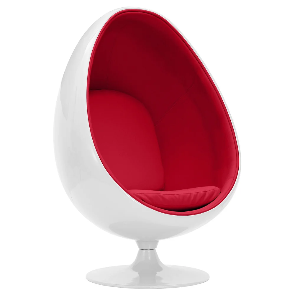 Egg Design Armchair - Upholstered in Fabric - Eny image 8