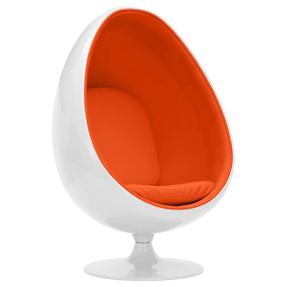 Egg Design Armchair - Upholstered in Fabric - Eny image 8