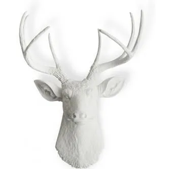 Wall Decoration - White Deer Head - Uka image 8