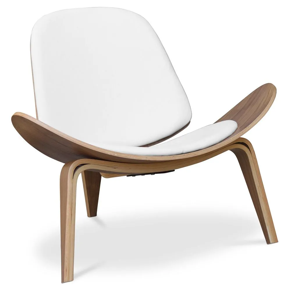 Design Armchair - Scandinavian Armchair - Upholstered in Leather - Lucy image 8