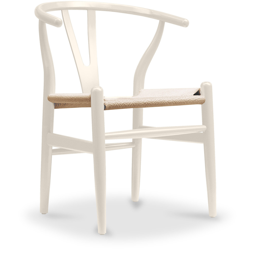  Buy Wooden Dining Chair - Scandinavian Style - Wish Ivory 99916432 - in the UK