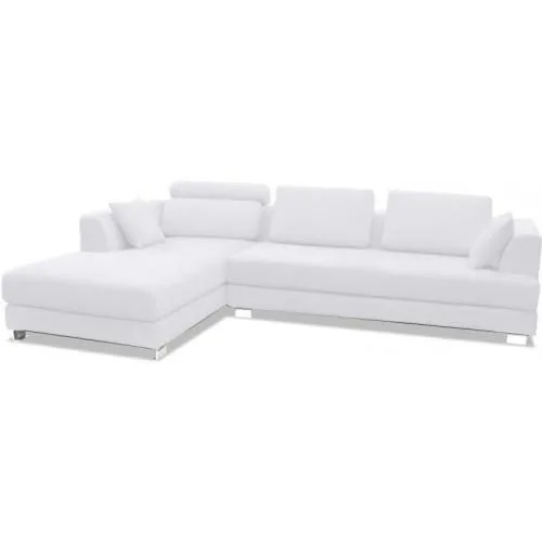 Chaise longue with 3 seats - Upholstered in fabric - Boretti image 8
