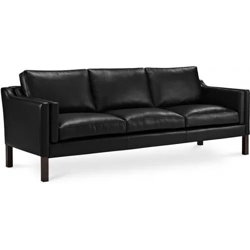 Polyurethane Leather Upholstered Sofa - 3 Seater - Benzion image 8
