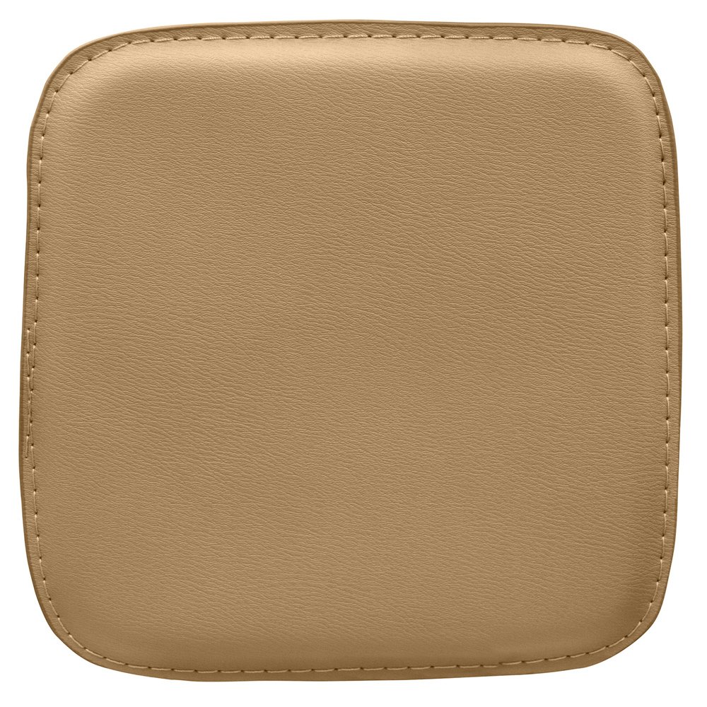  Buy Magnetized Cushion for Square Stool - Faux Leather - Stylix Light brown 58992 - in the UK