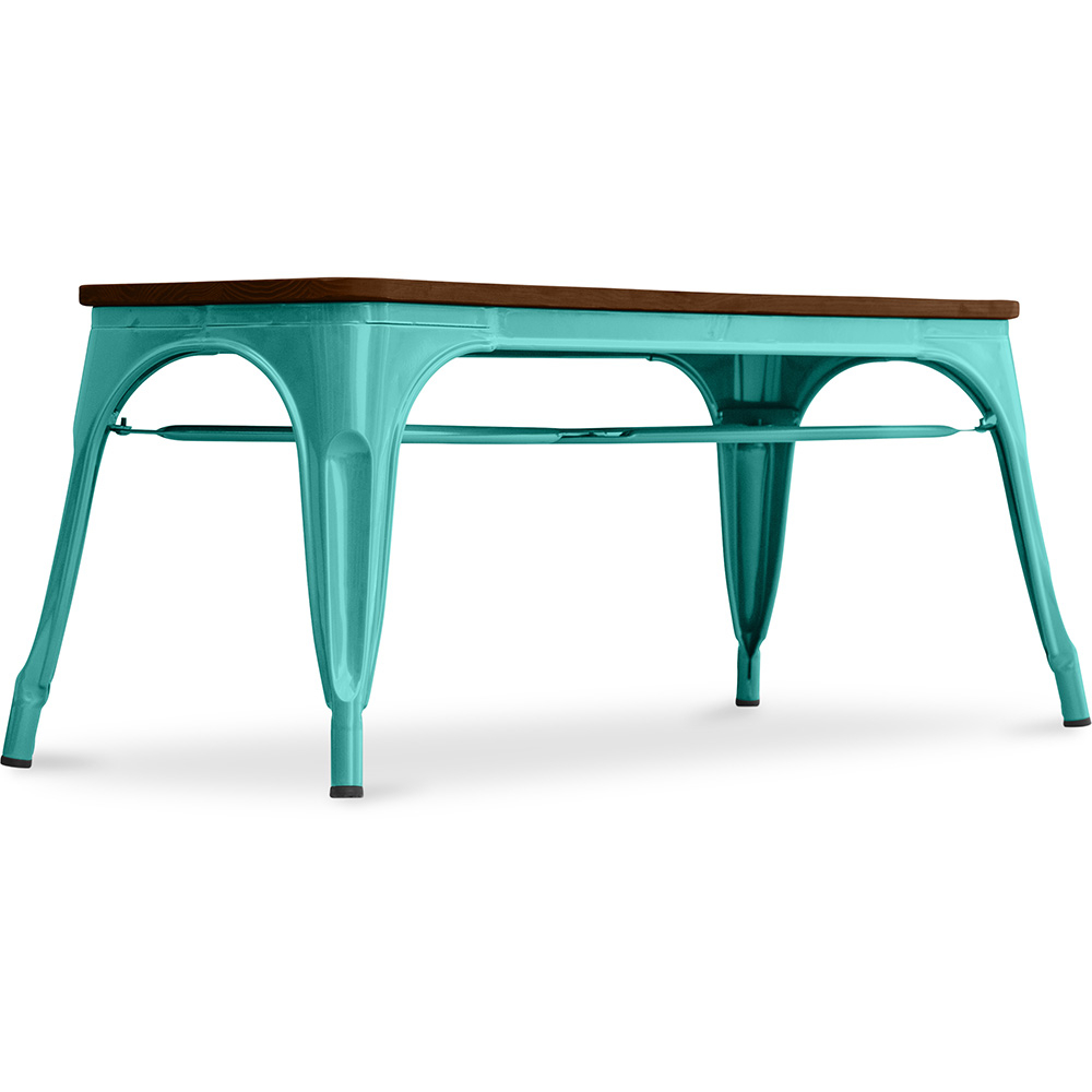  Buy  Industrial Design Bench - Wood and Metal - Stylix Pastel green 58436 - in the UK