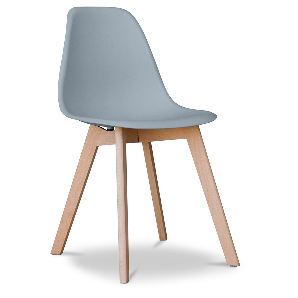  Buy Dining Chair - Scandinavian Style - Denisse Light grey 58593 - in the UK