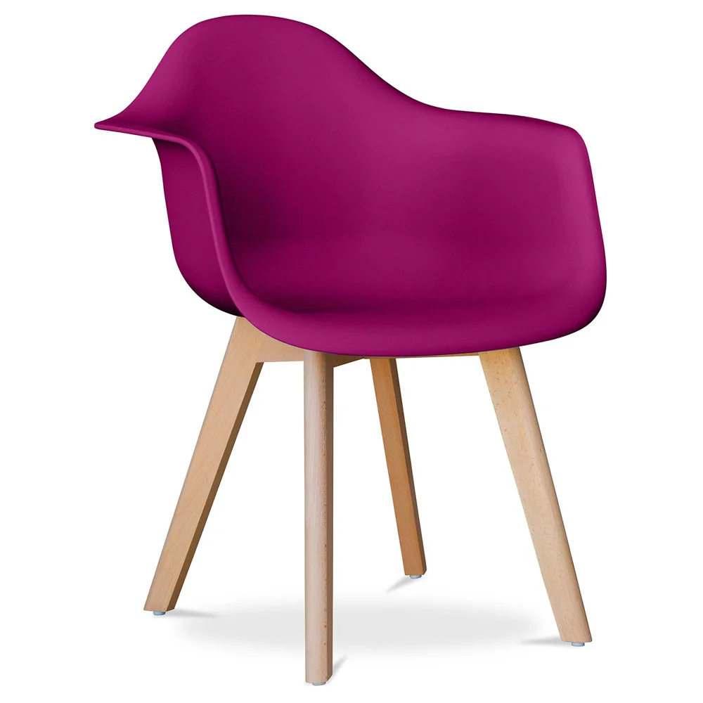 Dining Chair with Armrests - Scandinavian Style - Dominic image 8