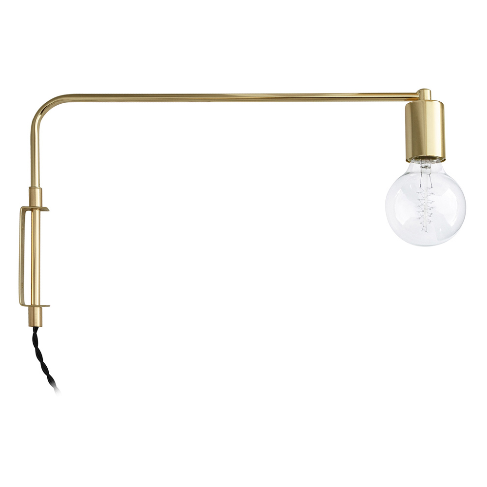  Buy Wall Lamp - Golden Tube - Siena Gold 59029 - in the UK