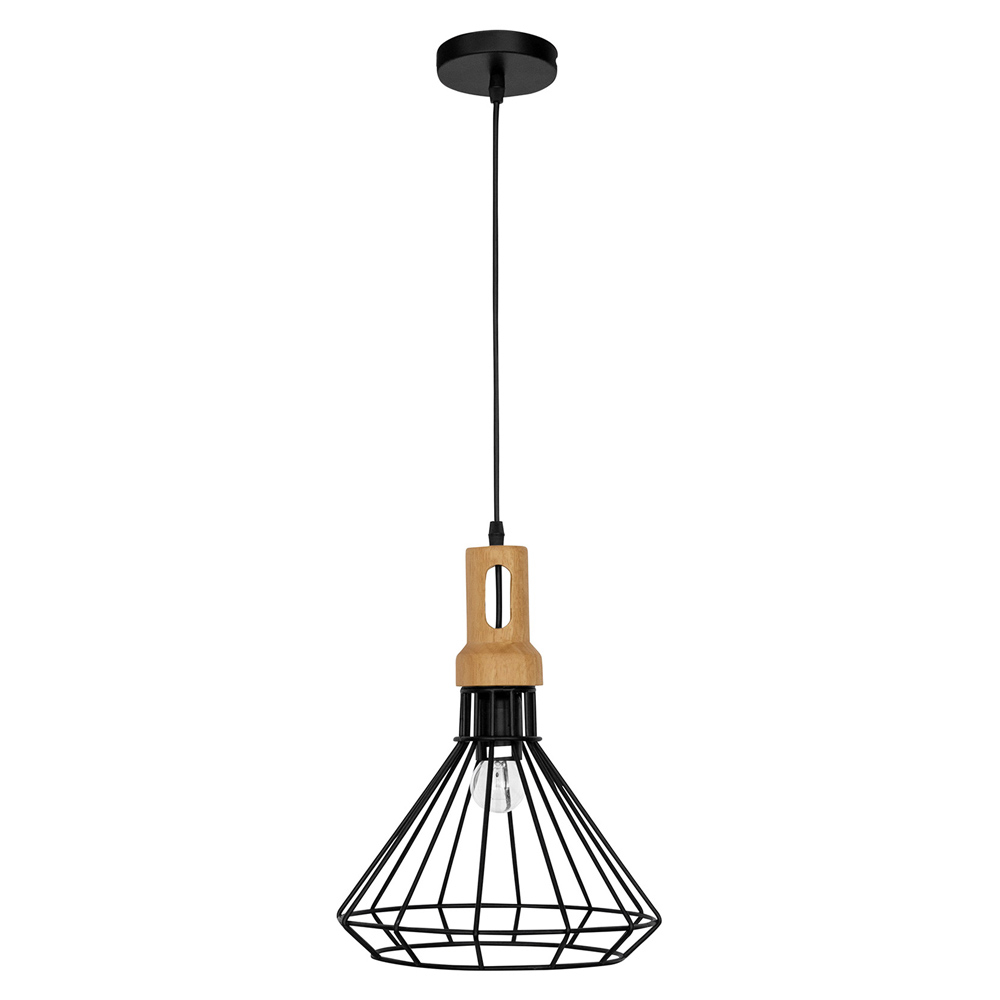  Buy Retro Ceiling Lamp - Design Pendant Lamp - Vilma Black 59162 - in the UK