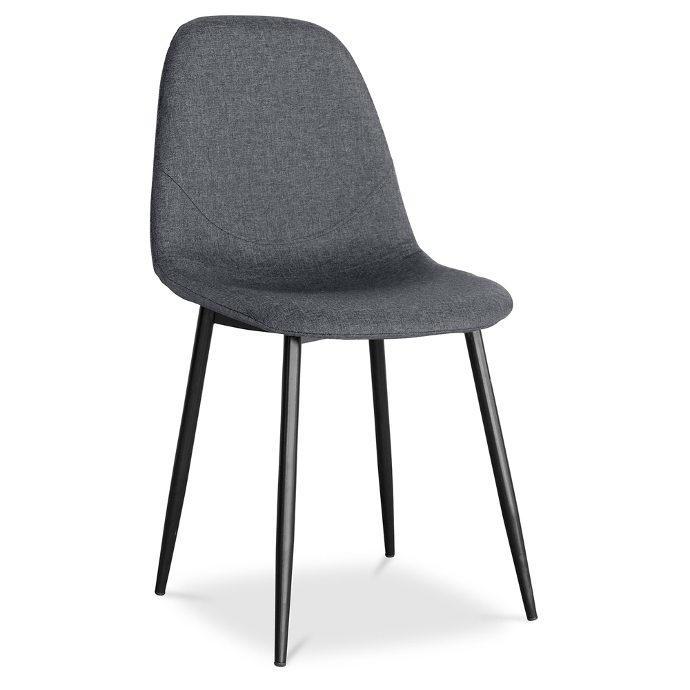  Buy Dining Chair - Upholstered in Fabric - Faby Grey 59158 - in the UK