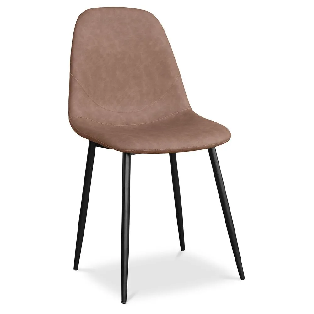 Dining Chair - Upholstered Leatherette - Faby image 8