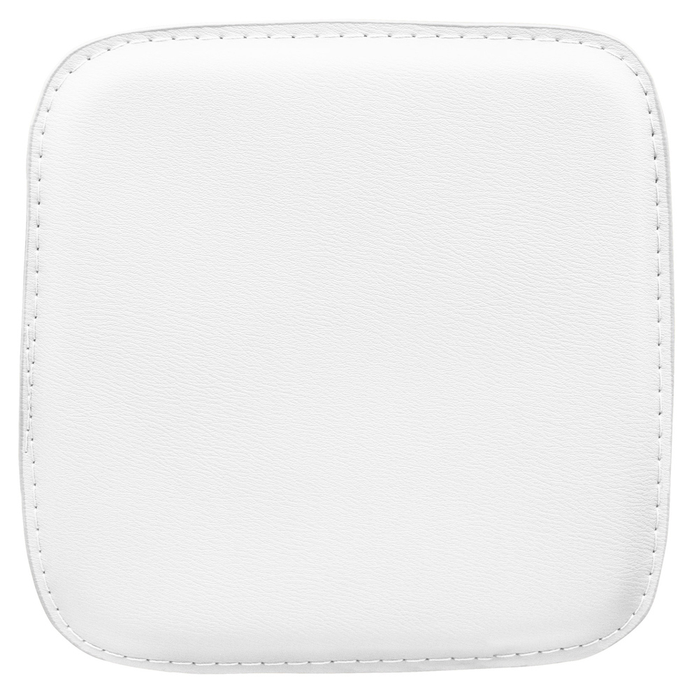  Buy Imantado Chair Pad Square - Faux Leather - Stylix White 59140 - in the UK
