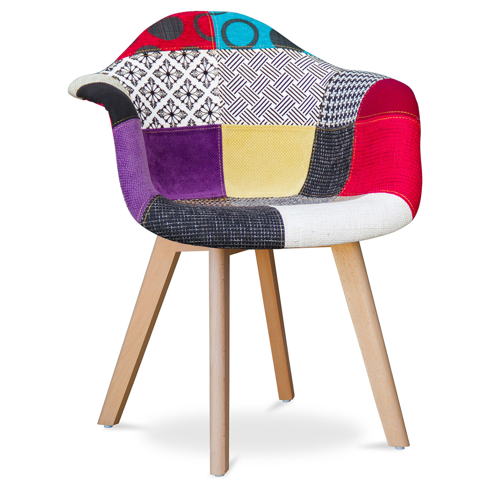  Buy Premium Design Dawick chair - Patchwork Ray Multicolour 59264 - in the UK