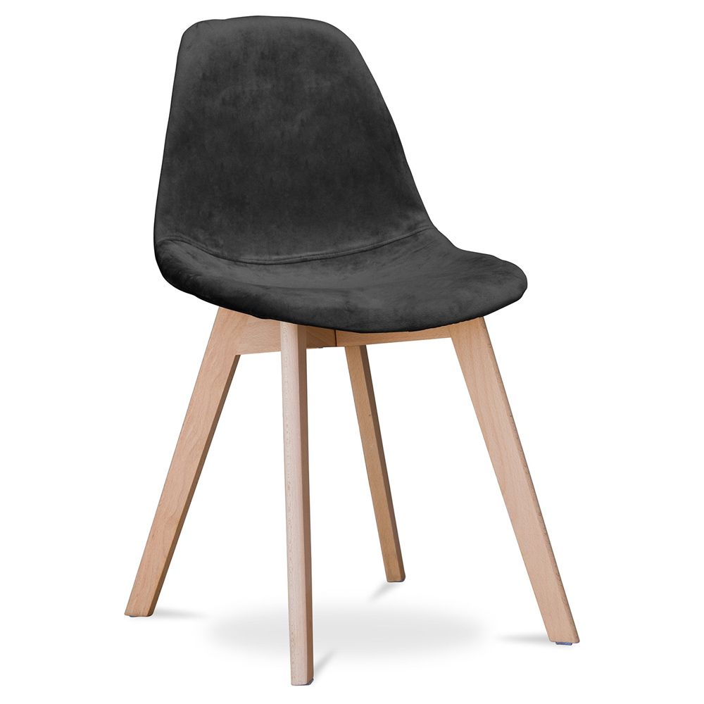 Fabric Upholstered Dining Chair - Scandinavian Style - Denisse image 8