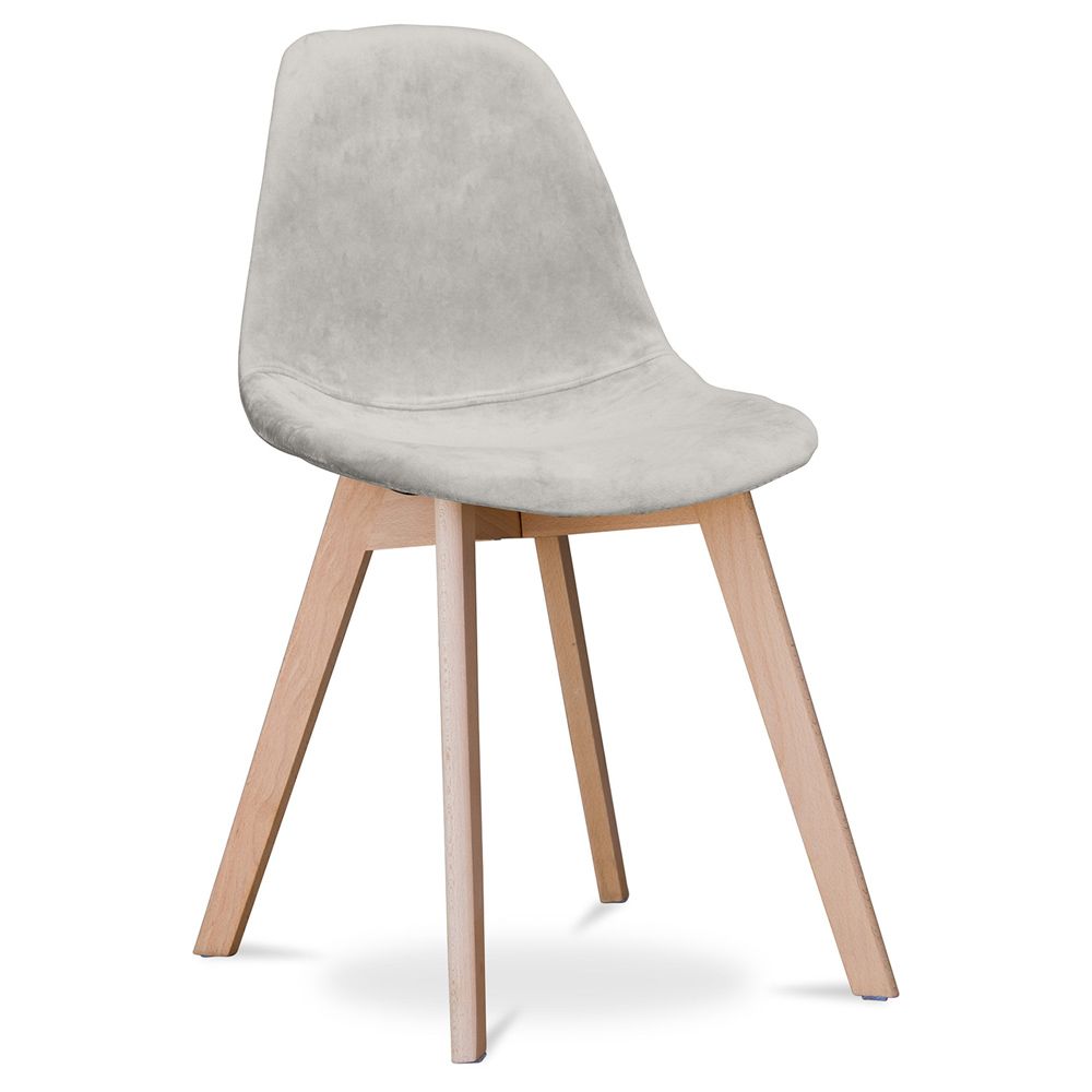 Fabric Upholstered Dining Chair - Scandinavian Style - Denisse image 8