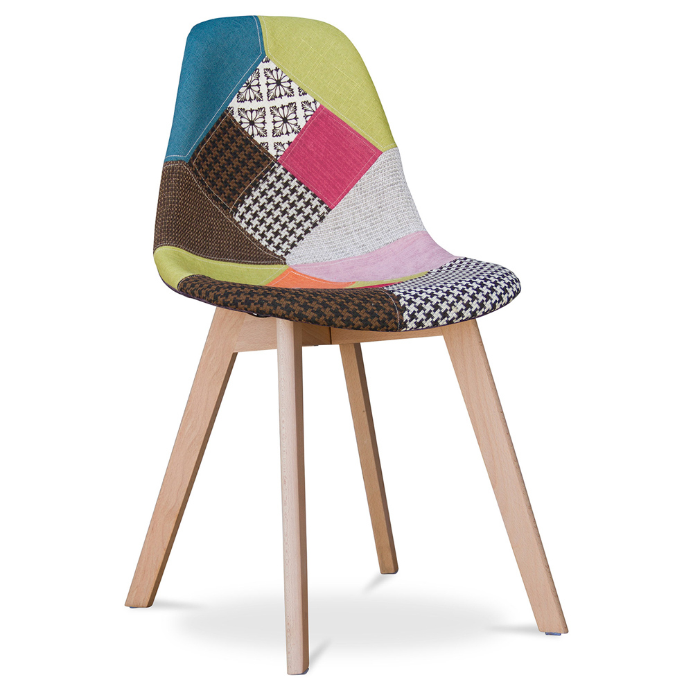  Buy Dining Chair - Upholstered in Patchwork - Simona

 Multicolour 59269 - in the UK