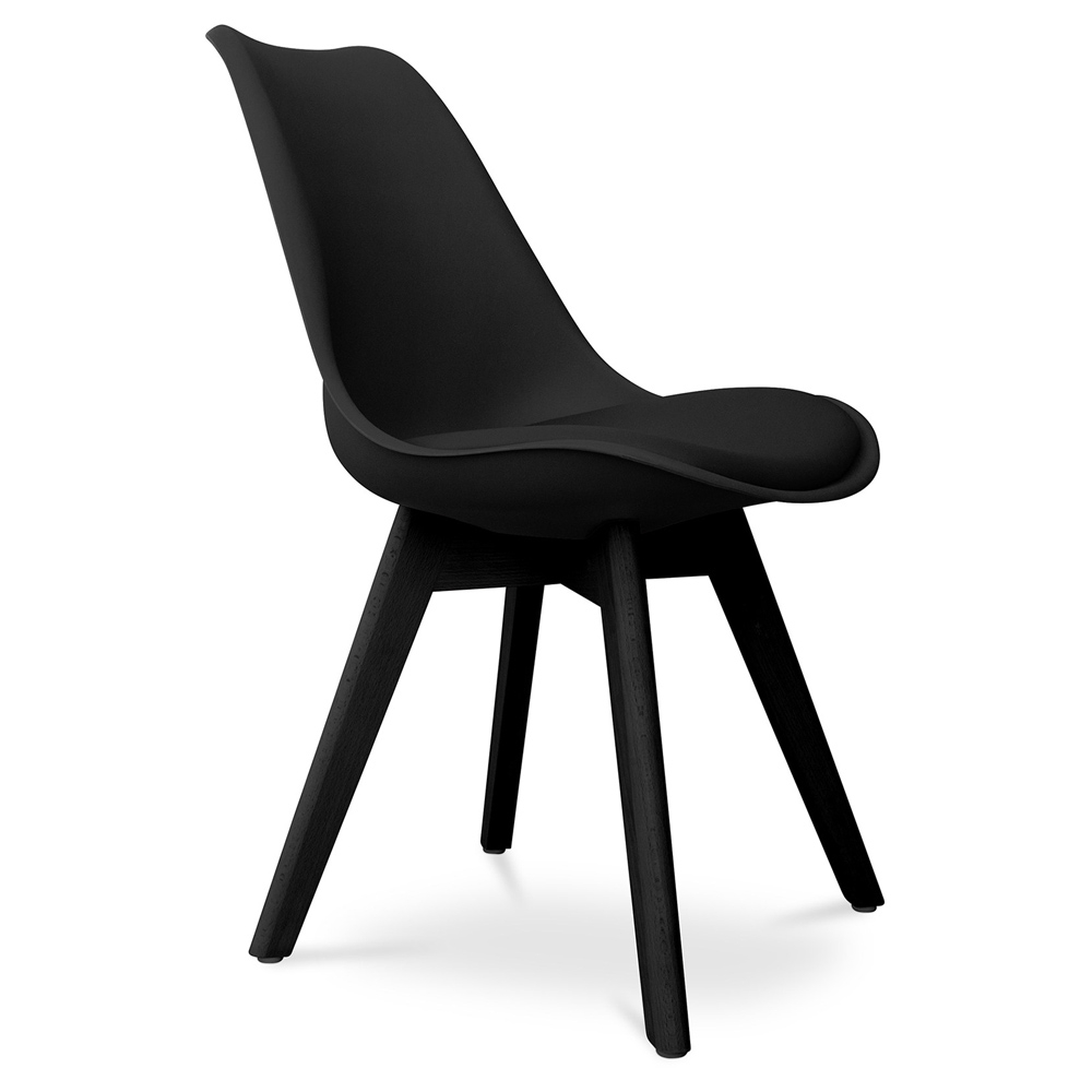  Buy Dining Chair - Scandinavian Style - Denisse Black 59277 - in the UK