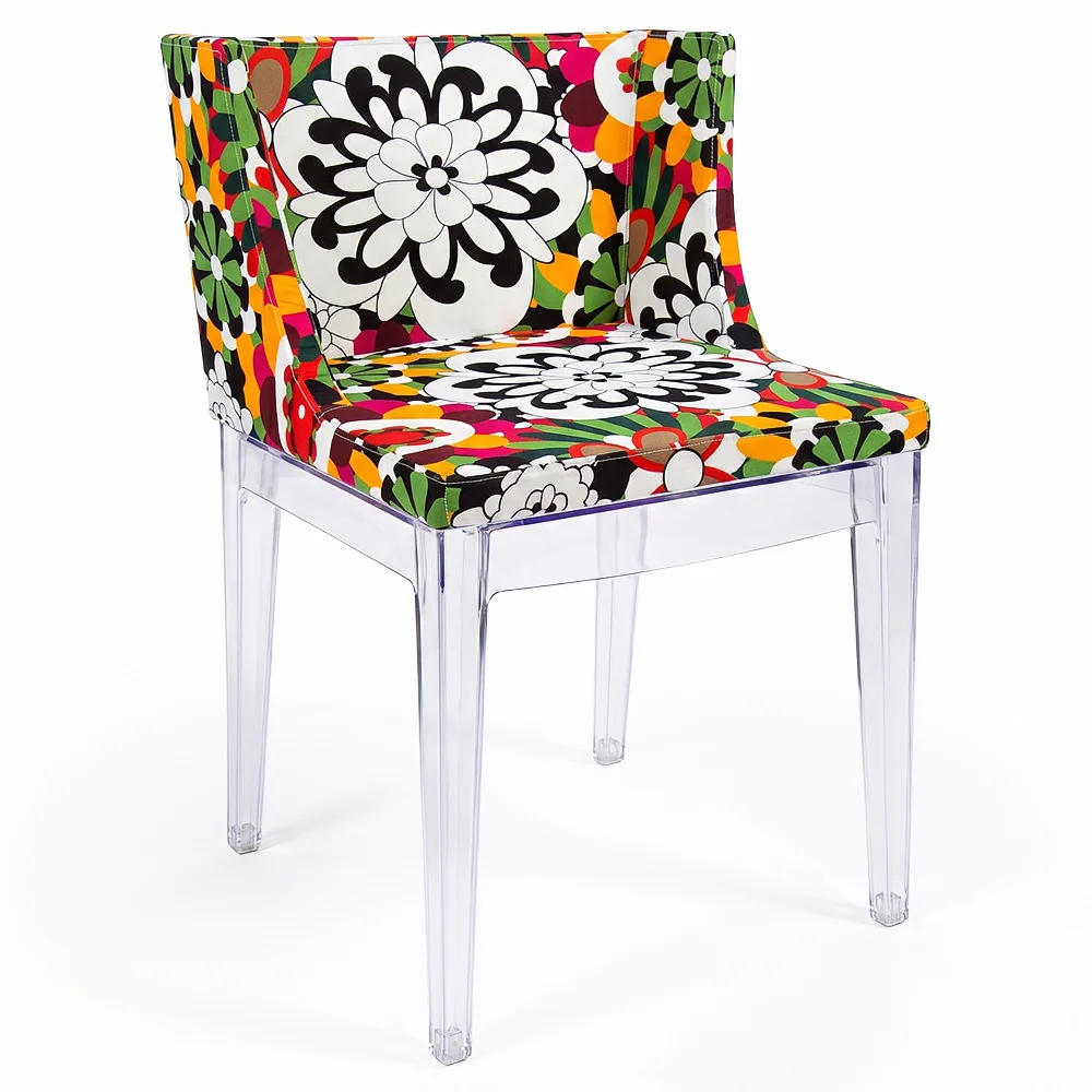 Dining Chair - Transparent Legs - Patterned Design - Miss Style image 8