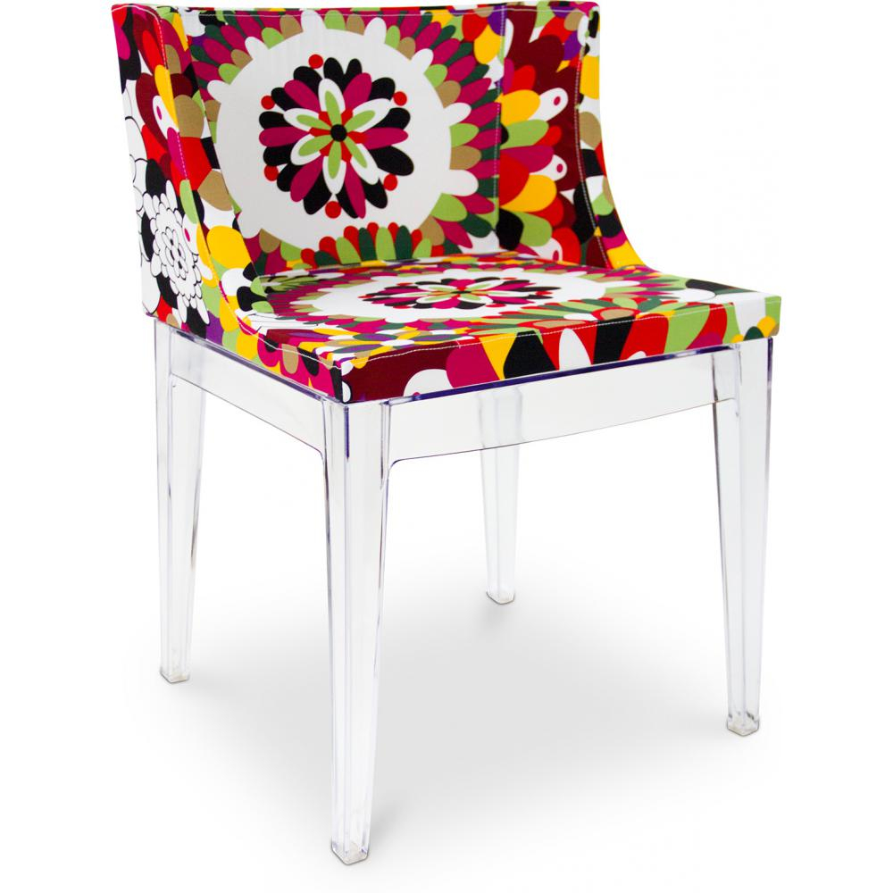  Buy Dining Chair - Transparent Legs - Patterned Design - Miss Style Transparent 31382 - in the UK
