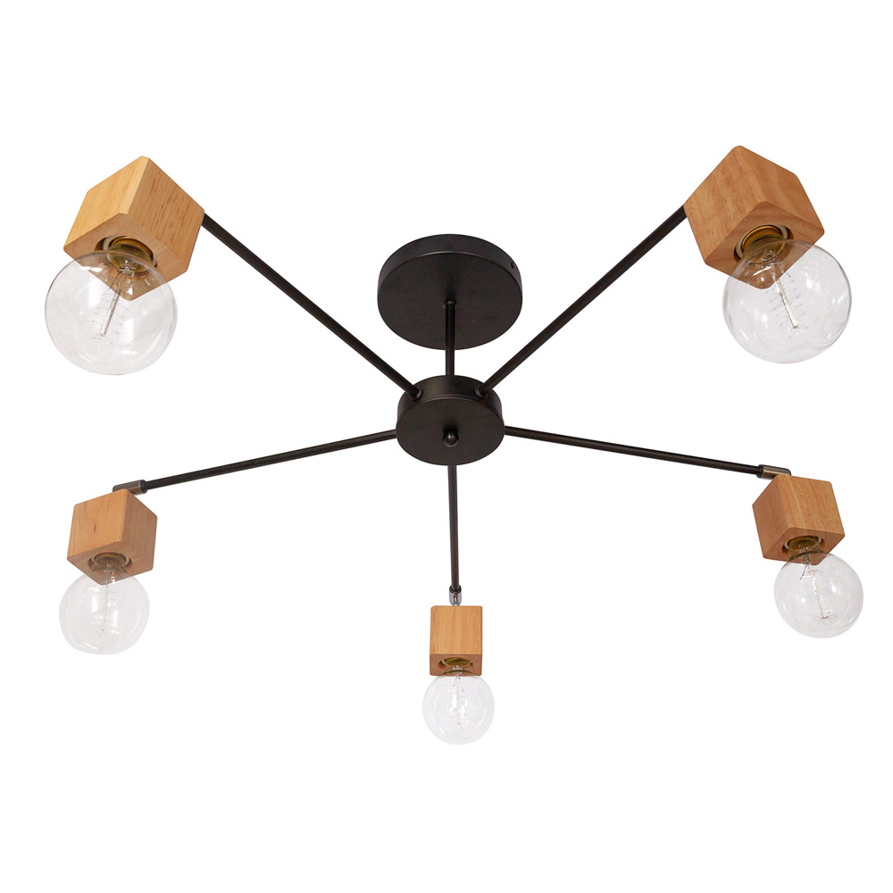  Buy Scandinavian Design Ceiling Lamp - Bellou Black 59296 - in the UK