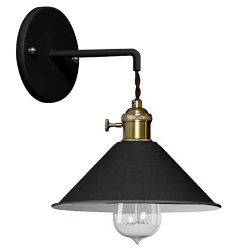  Buy Curie wall lamp - Metal Black 59293 - in the UK