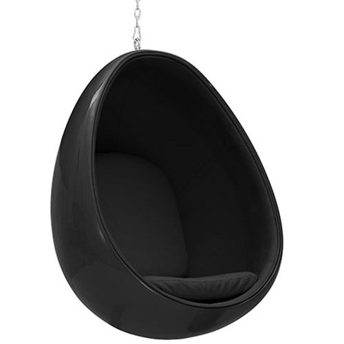 Hanging Egg Chair - Upholstered in Fabric - Eny image 8