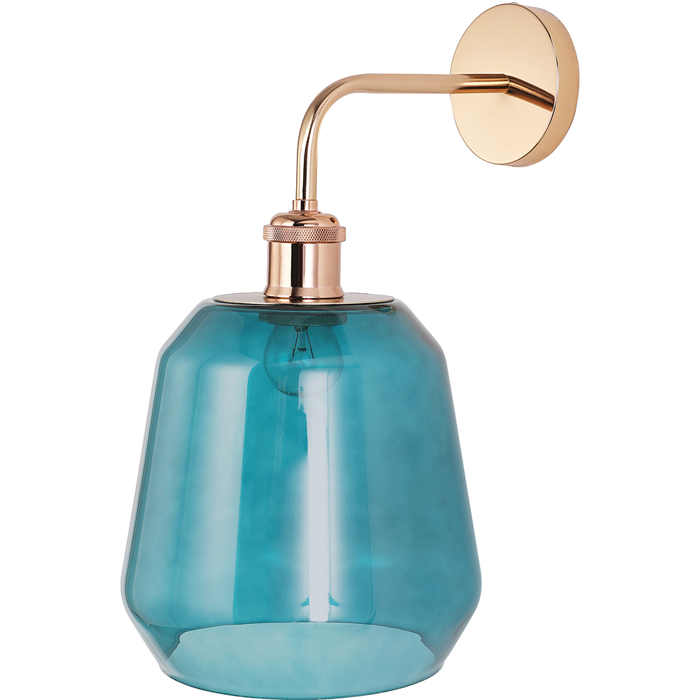  Buy Wall Lamp - Glass Shade - Alessia Blue 59343 - in the UK