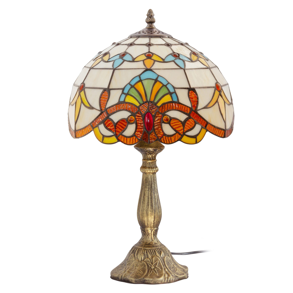  Buy Tiffany Table Lamp - Living Room Lamp - Vintage Multicolour 59350 - in the UK