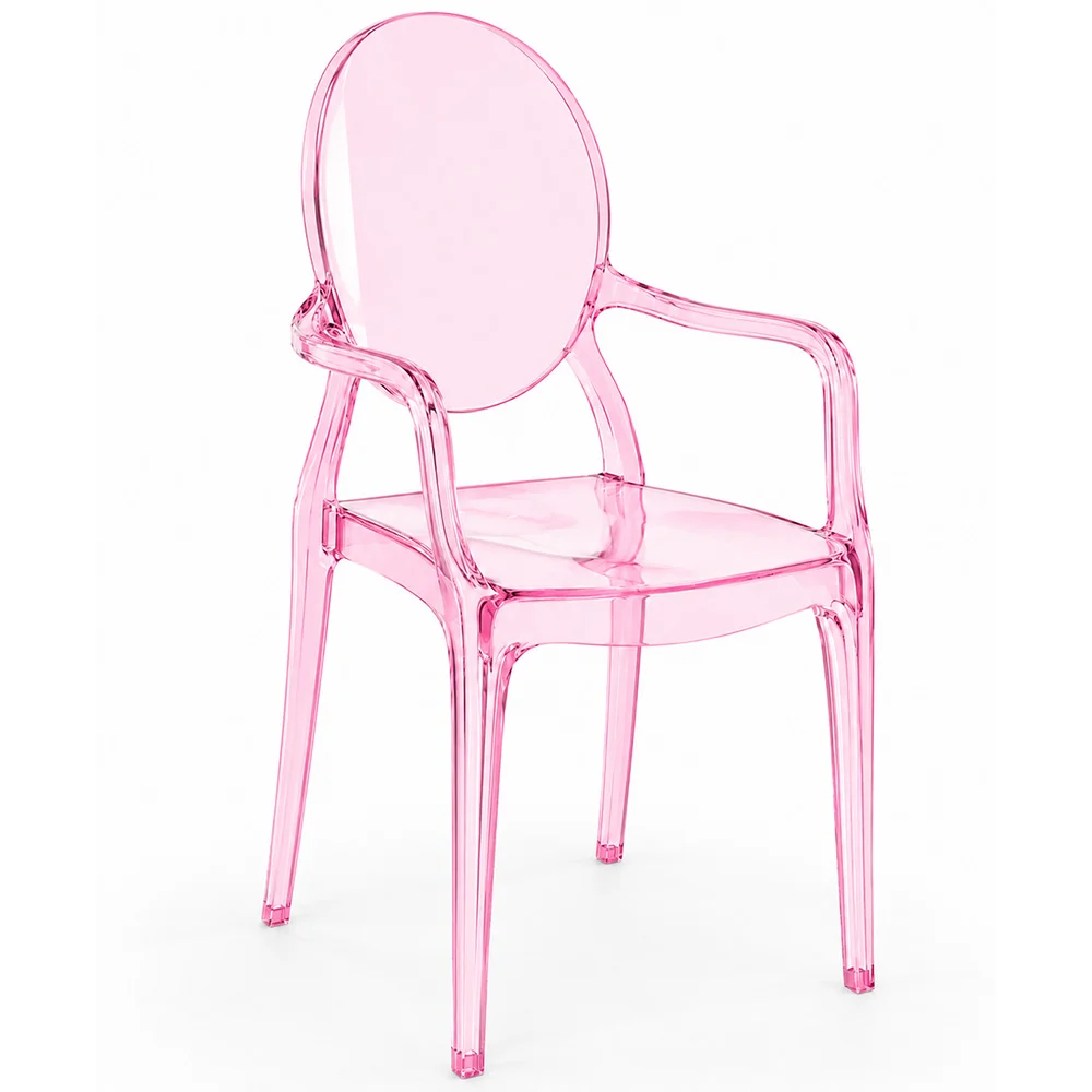 Transparent Dining Chair - Armrest Design - Victoria Queen image 8