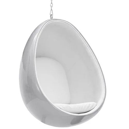 Hanging Egg Design Armchair - Upholstered in Fabric - Eny image 8
