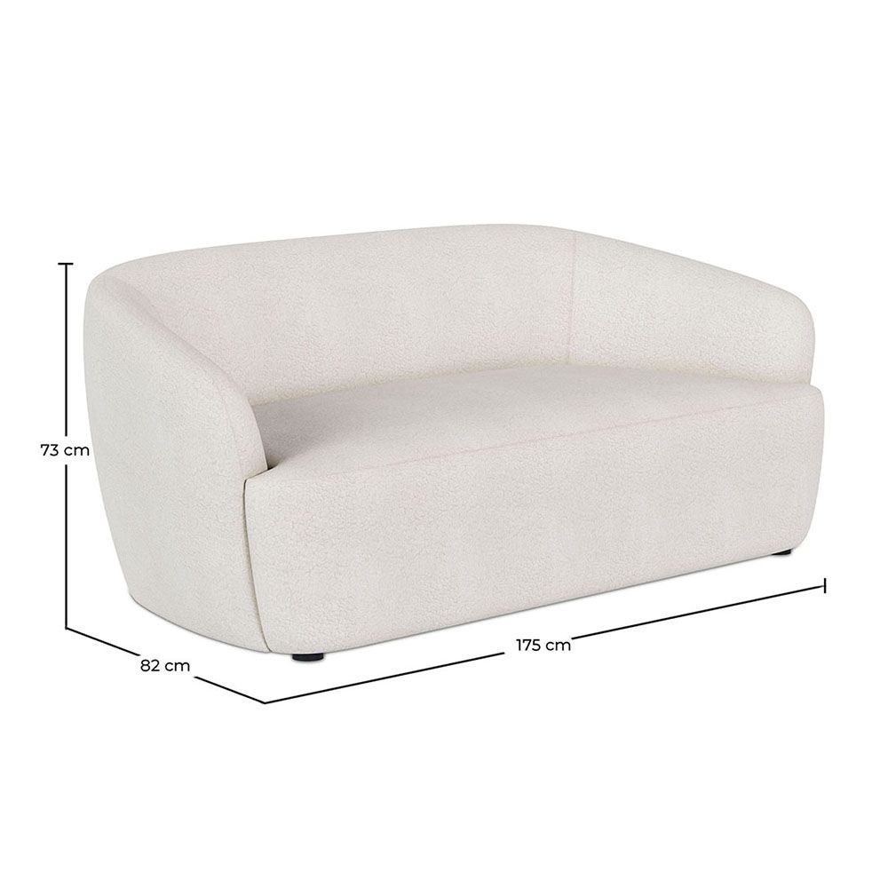 Round two top seater sofa